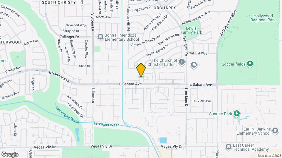 2446 El Valle St Map and Location Details
