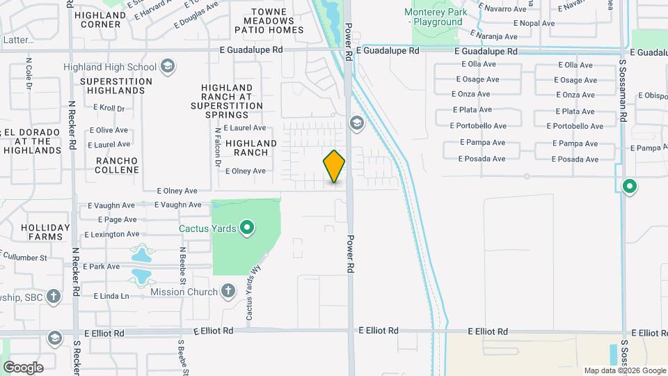 4743 E Olney Ave Map and Location Details