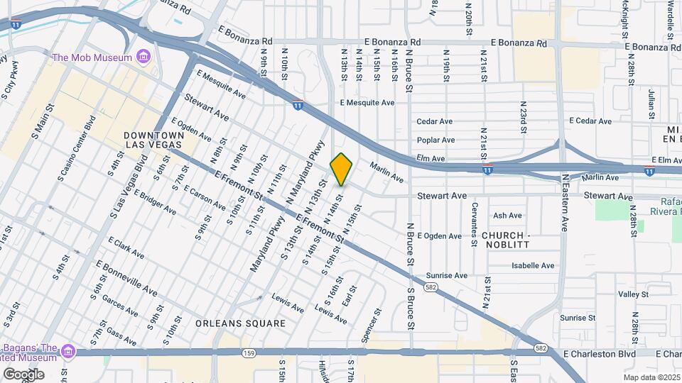 223 N 14th St Map and Location Details