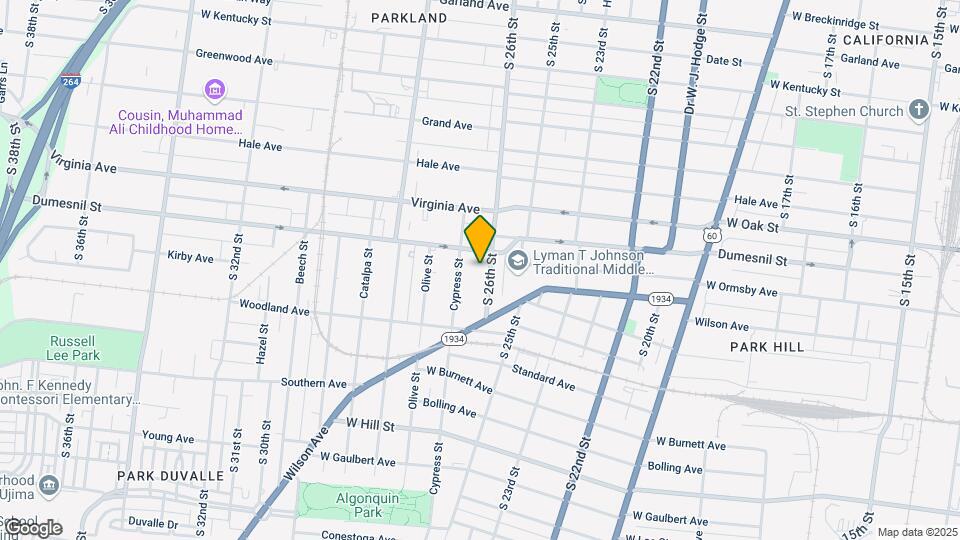 1316 S 26th St Map and Location Details