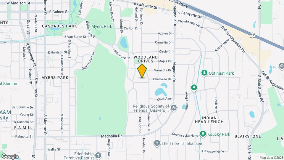 1024 Cherokee Dr Map and Location Details