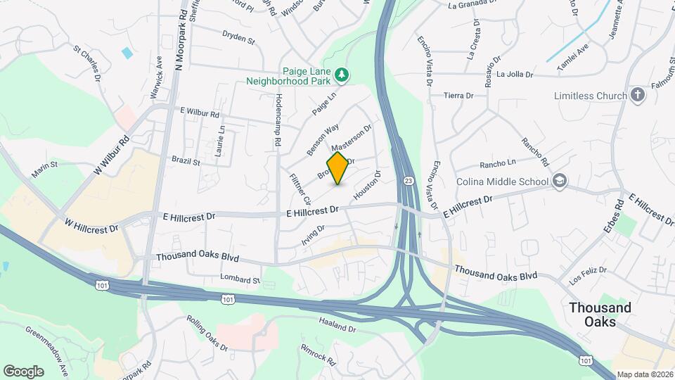 738 Glen Oaks Rd Mapa y Detalles de la Ubicación