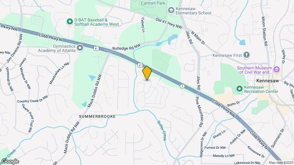 Woodlands Of Kennesaw Mapa y Detalles de la Ubicación