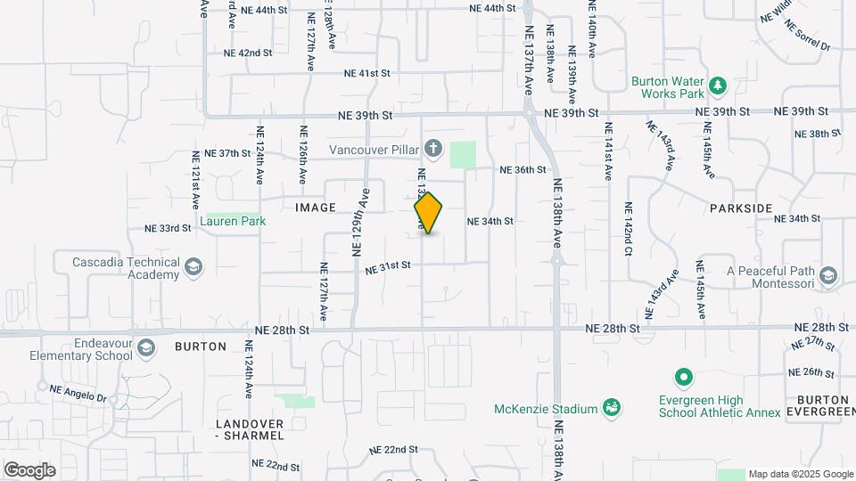 3213 NE 132nd Ave Map and Location Details