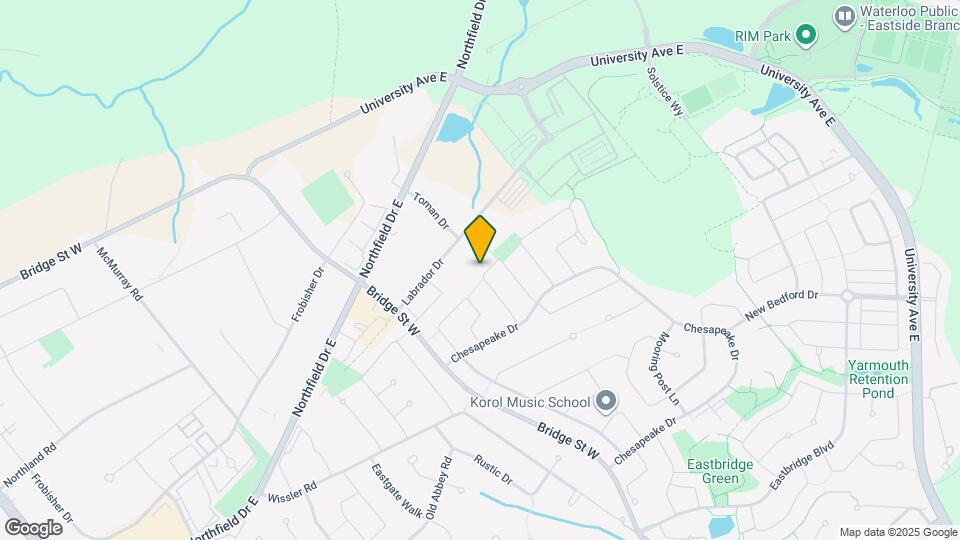 543 Chesapeake Crescent Map and Location Details