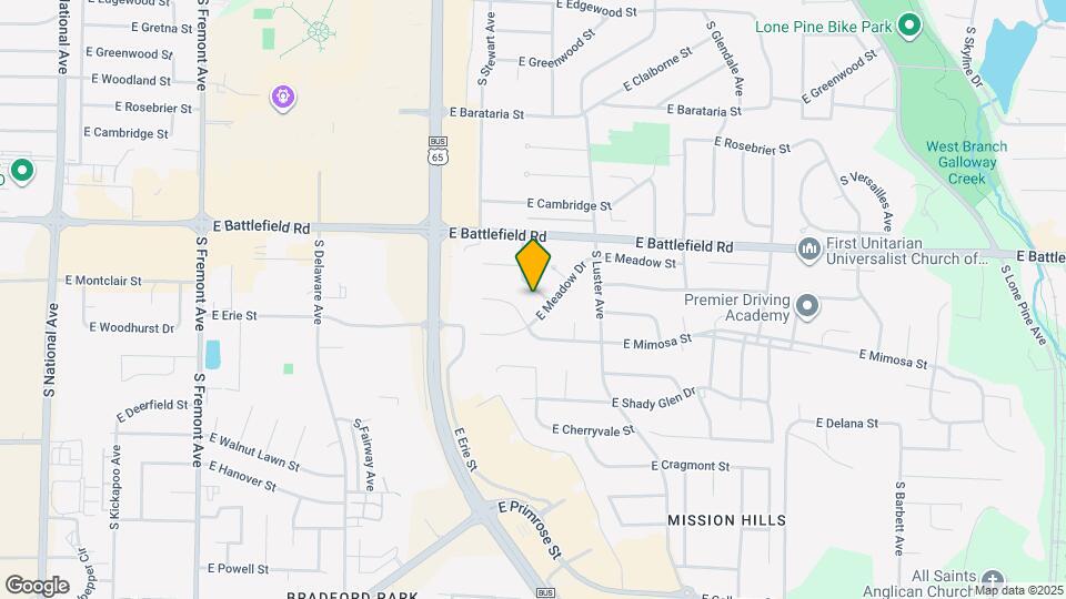 3069 S Greenbrier Ave Map and Location Details