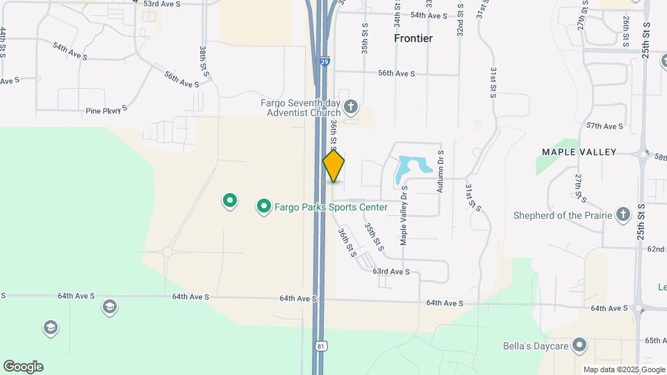 5866 36th St S Map and Location Details