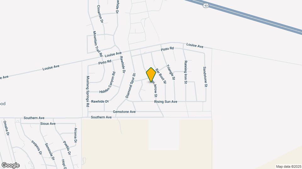 2627 Broken Arrow St Map and Location Details