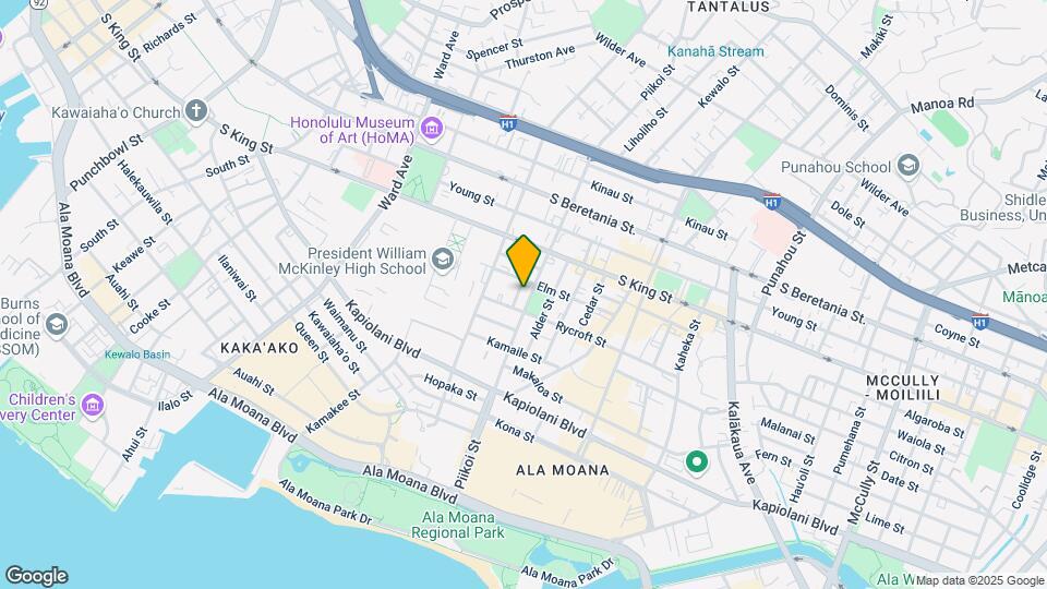 818 Piikoi St Mapa y Detalles de la Ubicación