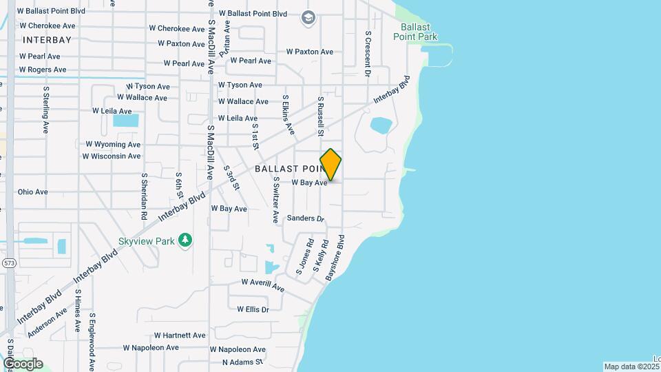 2709 W Bay Ave Map and Location Details