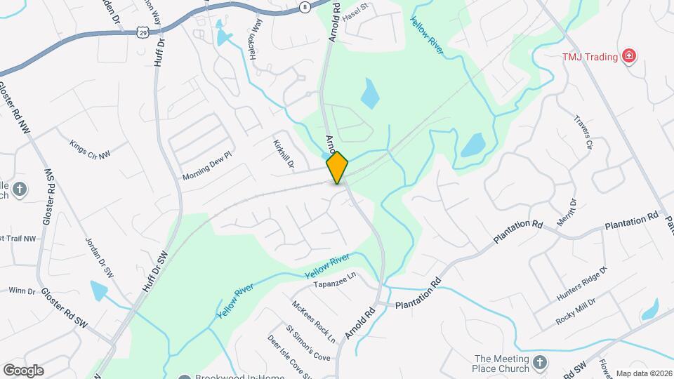 280 Hayward Ln Map and Location Details