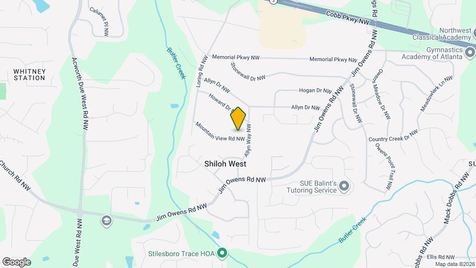 3808 Mountain View Rd NW Map and Location Details