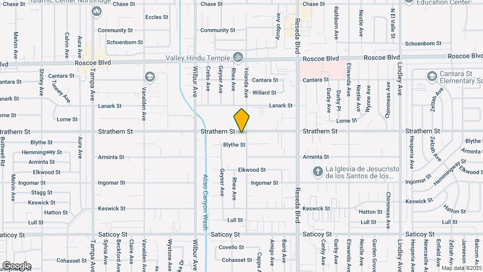 18702 Strathern St Map and Location Details