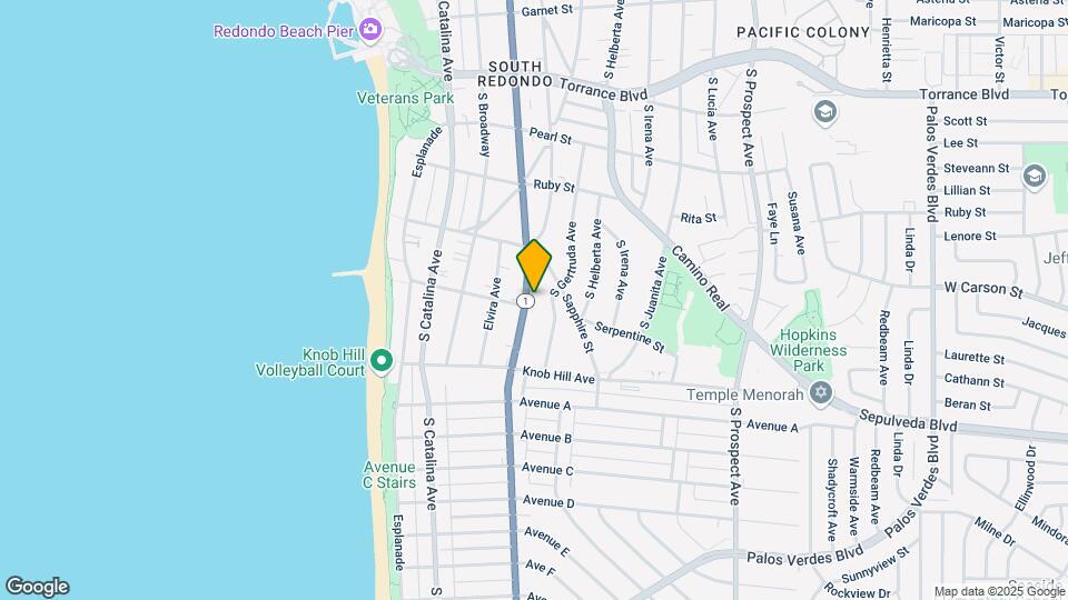 624 S Pacific Coast Hwy, Unit B Map and Location Details