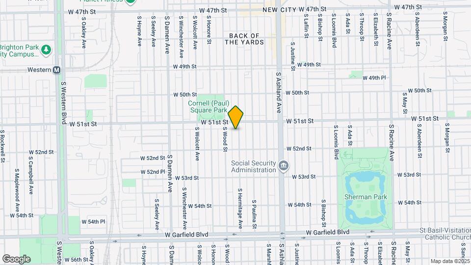 5118 S Hermitage Ave, Unit 2 Map and Location Details