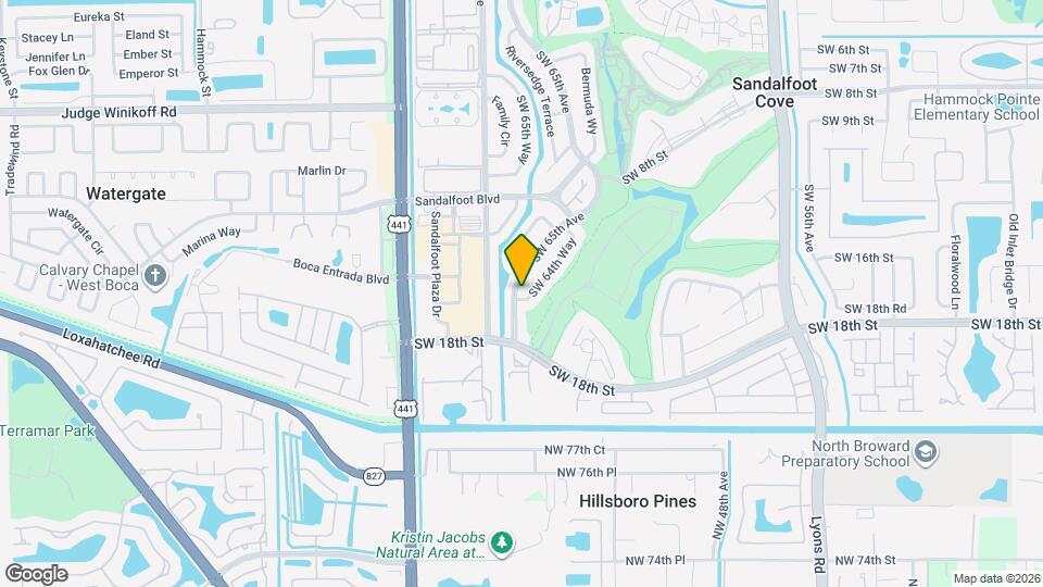 1701 SW 64th Way Map and Location Details