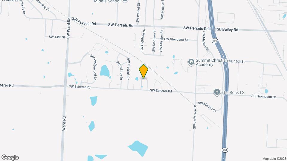 1621 SW Shelby Dr Mapa y Detalles de la Ubicación