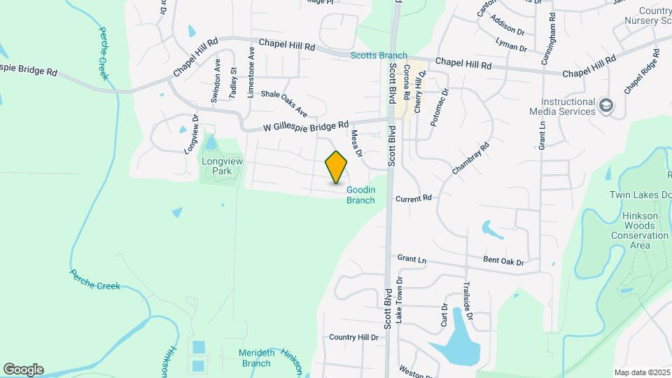 2507 Grandview Cir Map and Location Details