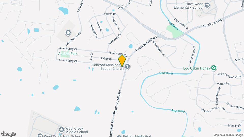 3200 S Senseney Cir Mapa y Detalles de la Ubicación