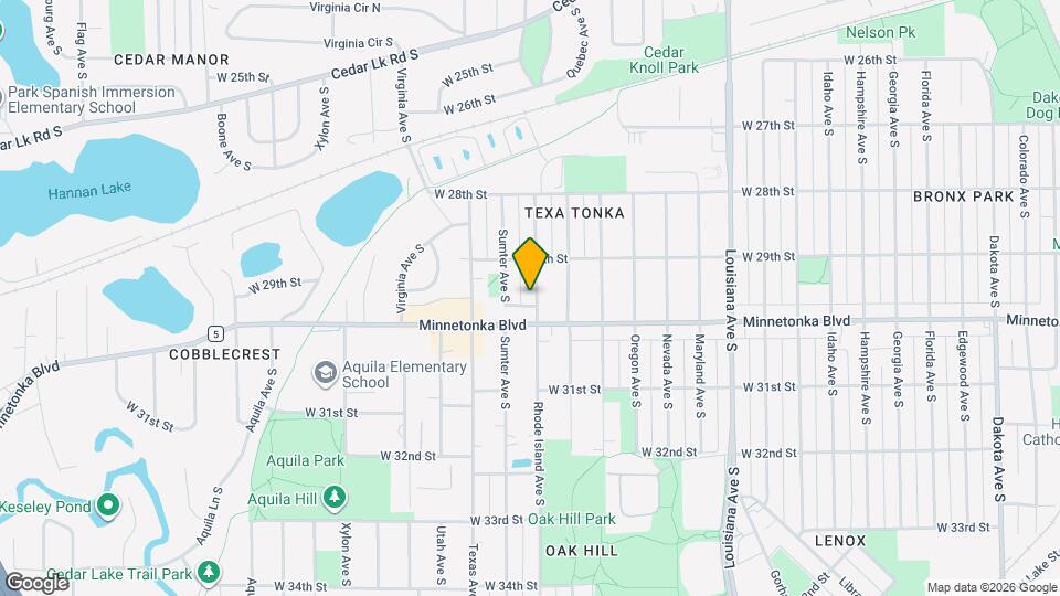 2934 Rhode Island Ave S Mapa y Detalles de la Ubicación