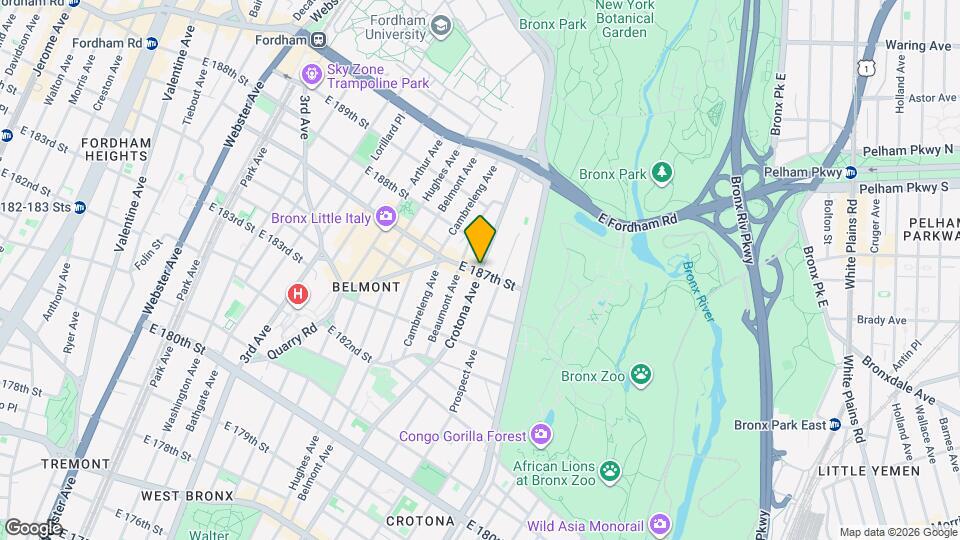 234 Crotona Ave, Unit 3. THIRD FLOOR Map and Location Details