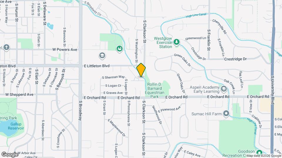 5816 S Pearl St Map and Location Details