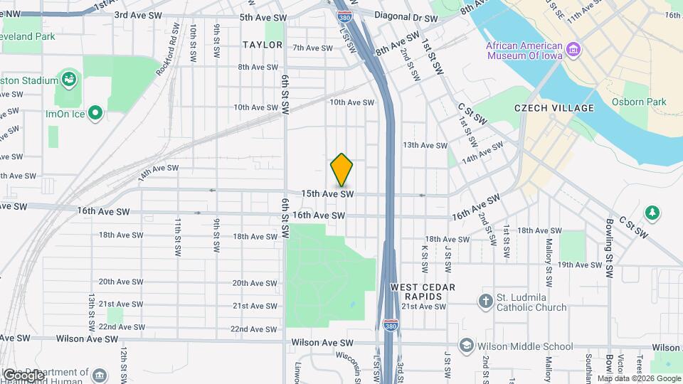 1448 N St SW Map and Location Details