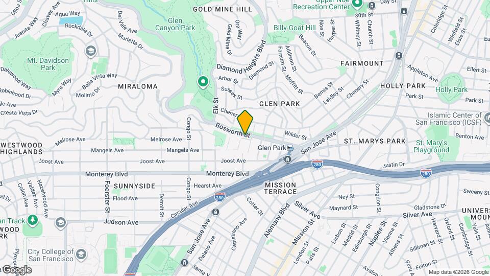 907 Bosworth St Map and Location Details