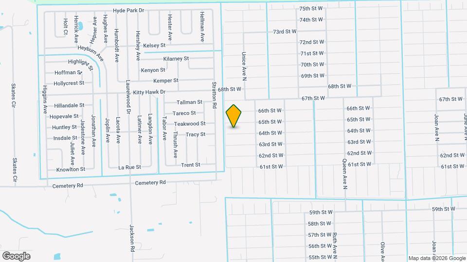 3614 64th St W Map and Location Details