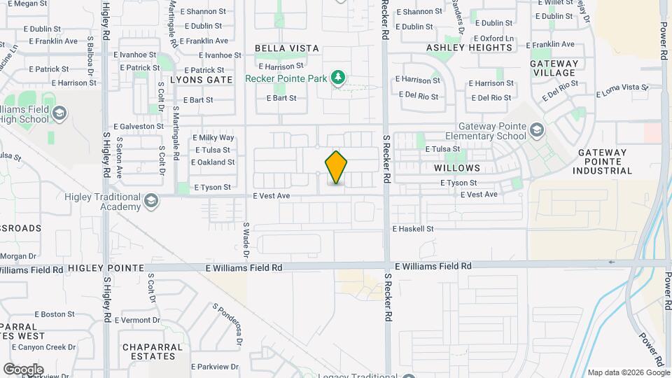 3859 E Welton Ln Map and Location Details