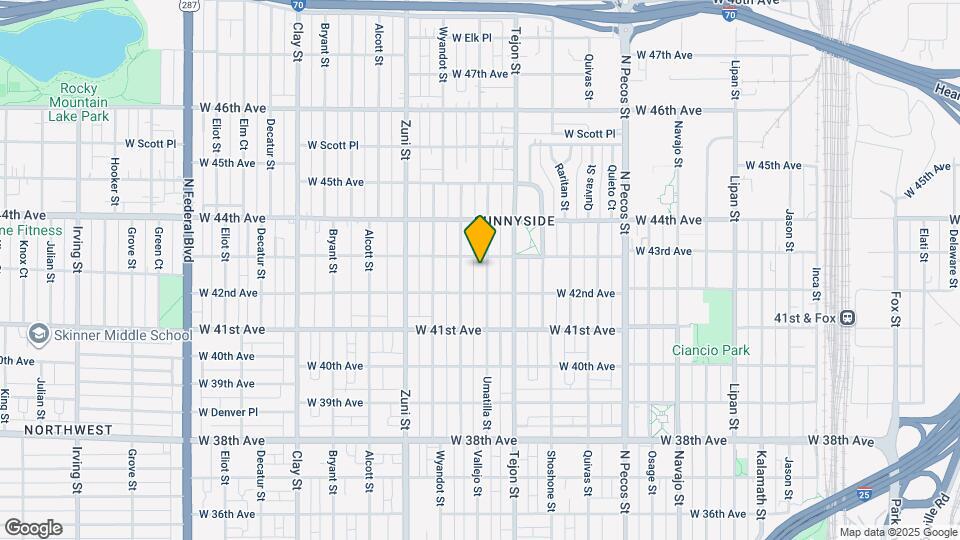 4239 Umatilla St Map and Location Details