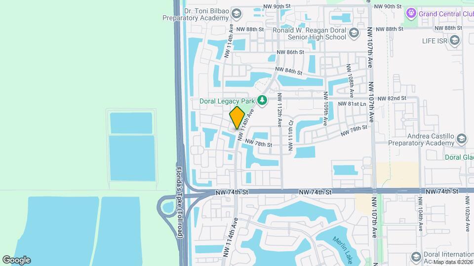 7931 NW 114th Ct Map and Location Details