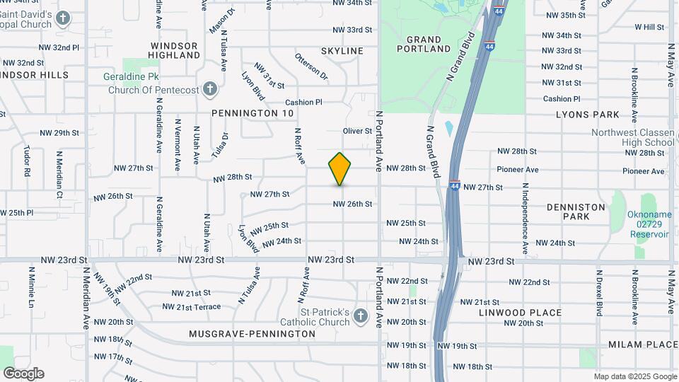 3800 NW 27th St Map and Location Details