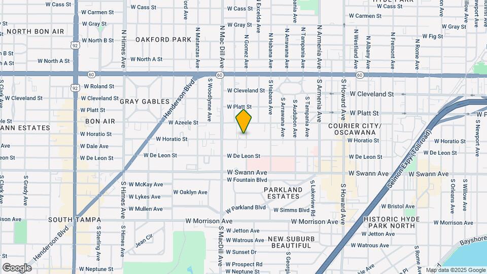 3001 W. Horatio Mapa y Detalles de la Ubicación