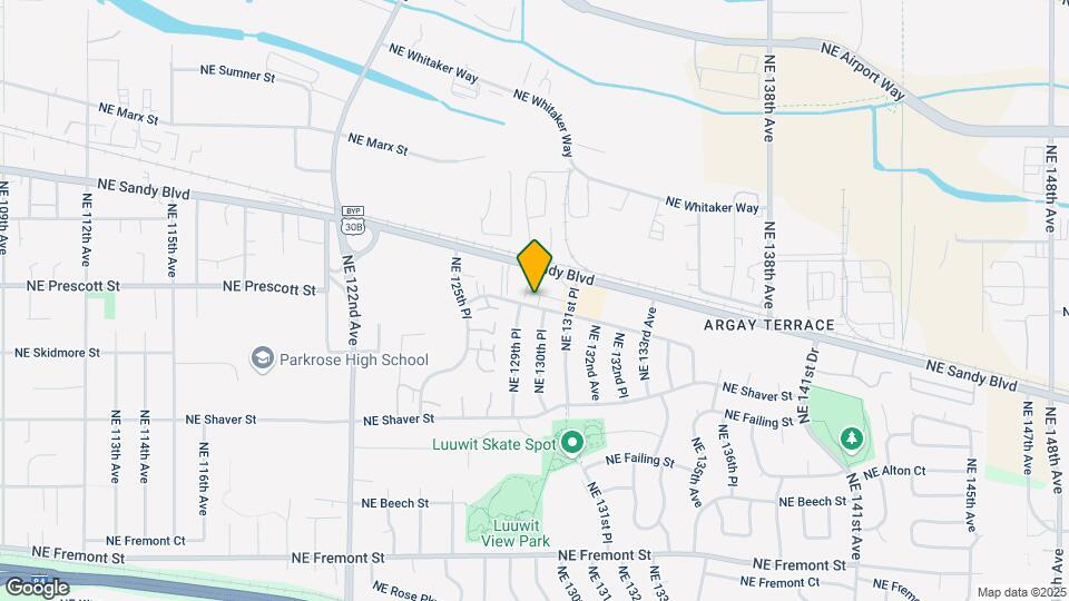 12911 NE Prescott Dr Mapa y Detalles de la Ubicación