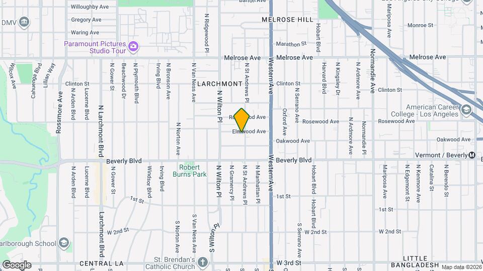 4806 Elmwood Ave Map and Location Details