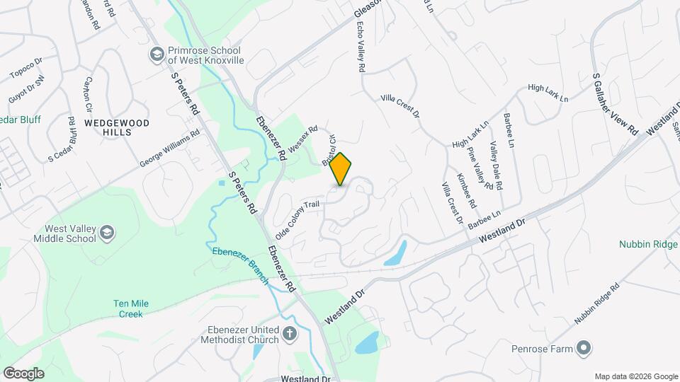 8703 Olde Colony Trail Map and Location Details