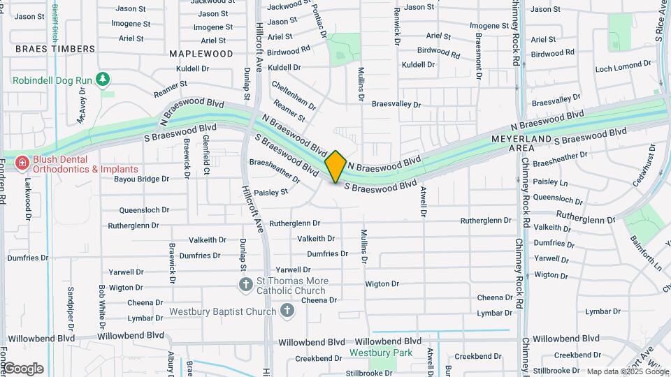 5731 S Braeswood Blvd Map and Location Details