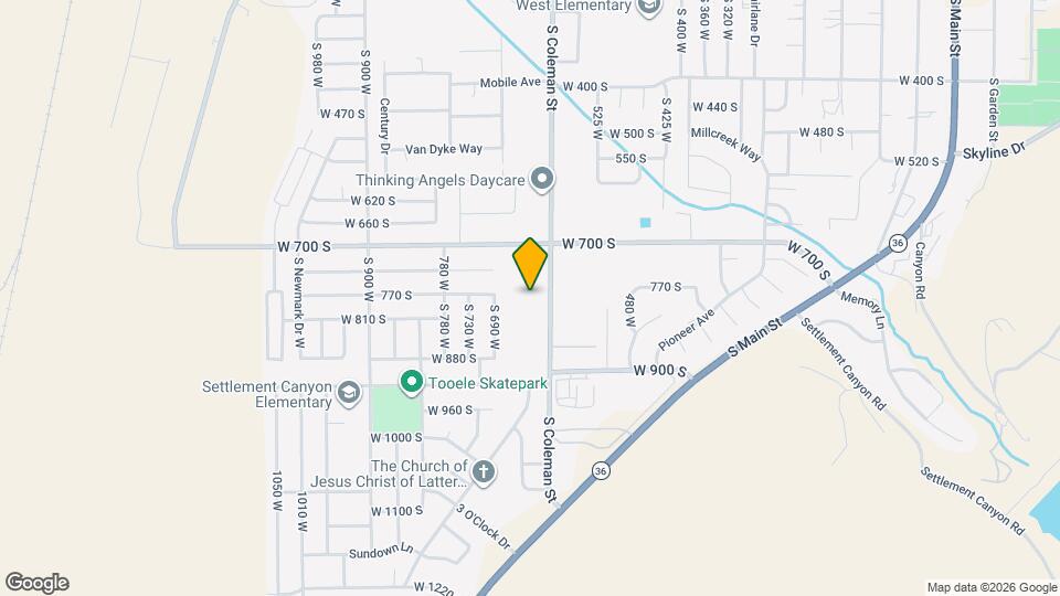 798 S Coleman St Map and Location Details