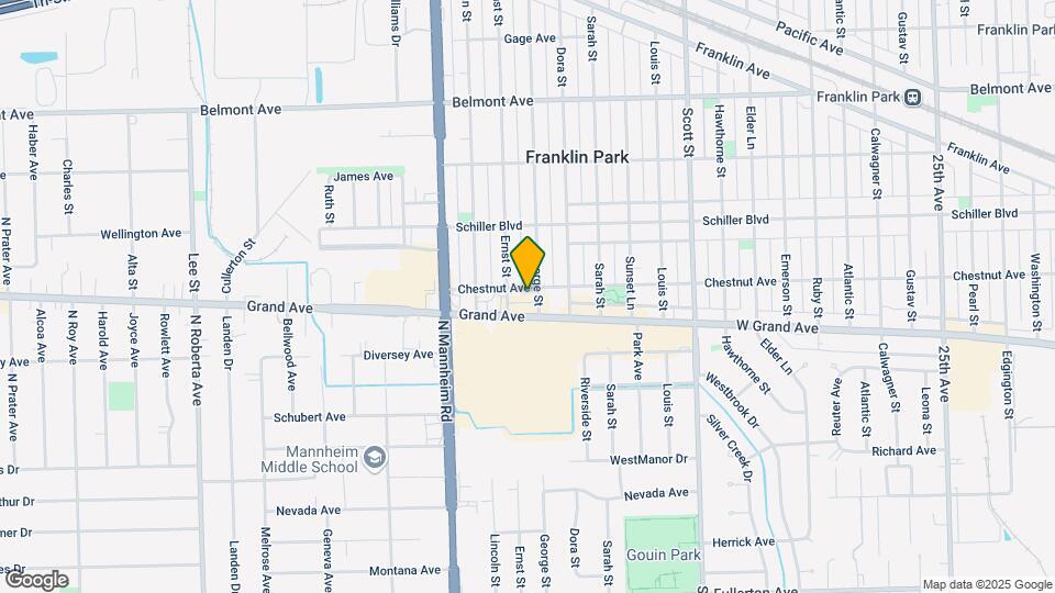 10229 Chestnut St Map and Location Details