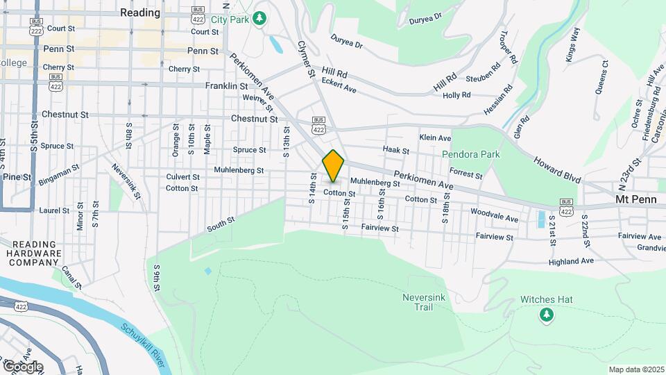 1457 Cotton St Map and Location Details