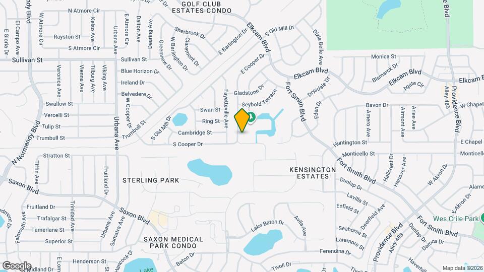 1811 E Cooper Dr Map and Location Details