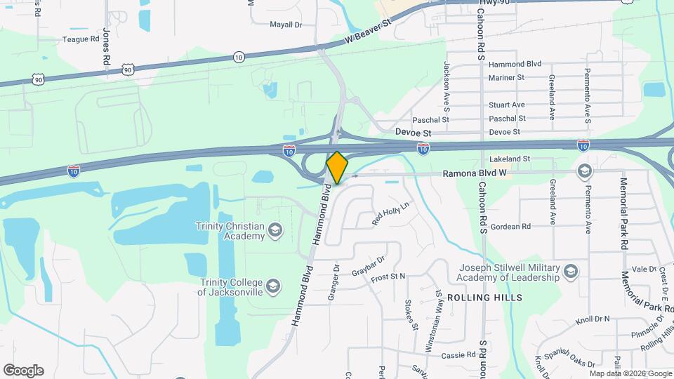 726 Perryman Ln W Map and Location Details