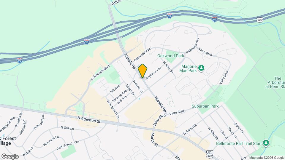 1836 Waddle Rd Mapa y Detalles de la Ubicación