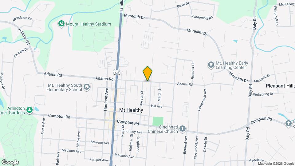 1509 Adams Rd Map and Location Details