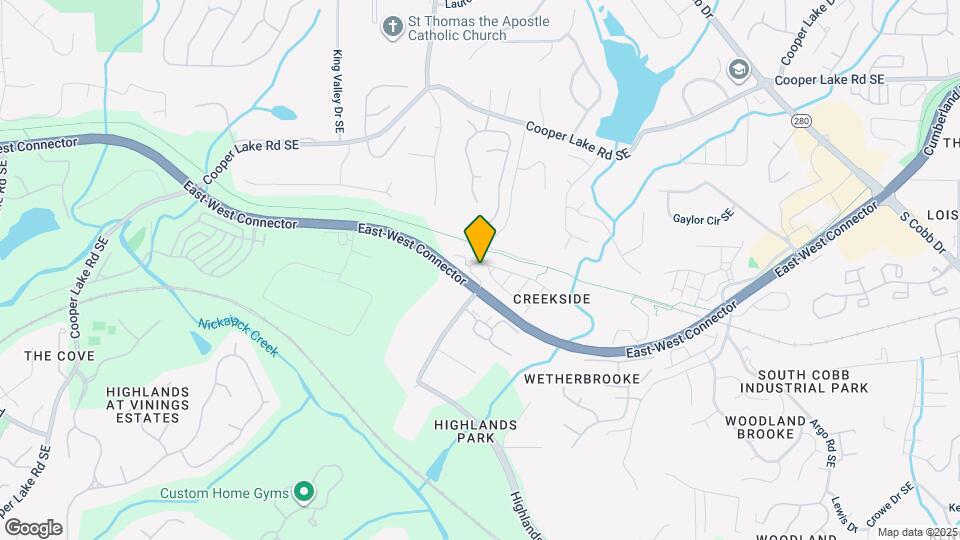 1222 Creekside Pl SE Map and Location Details