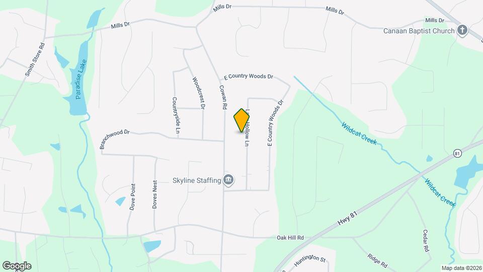 135 Lazy Hollow Ln Mapa y Detalles de la Ubicación