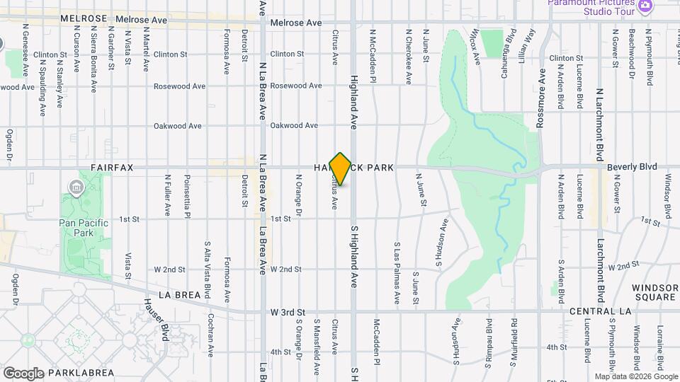 146 N Citrus Ave Map and Location Details