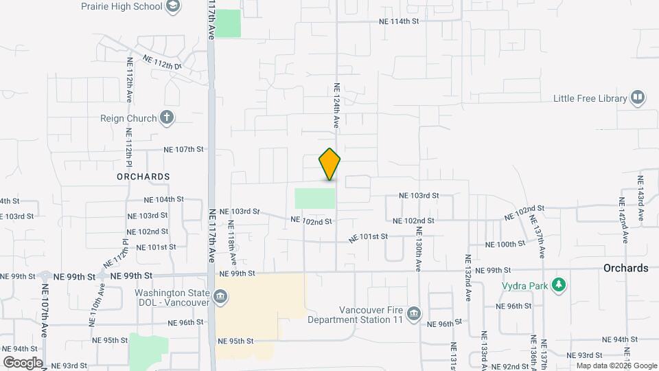 12301 NE 104th St Map and Location Details