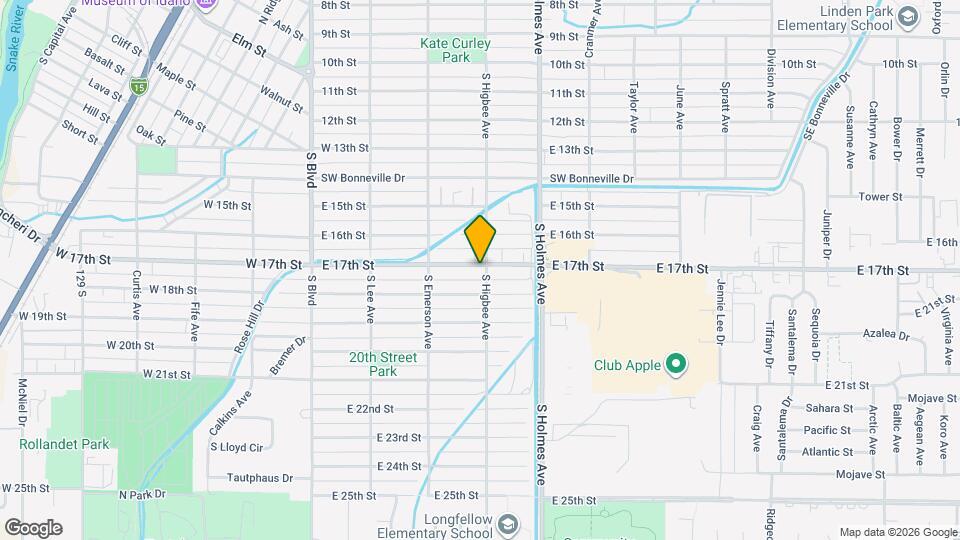 1710 S Higbee Ave Map and Location Details